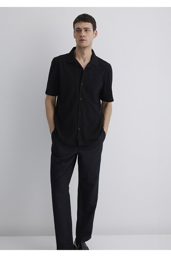 Mavi Black Shirt Regular Fit 0211552-900
