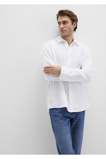 Mavi White Shirt Regular Fit 0211518 -620