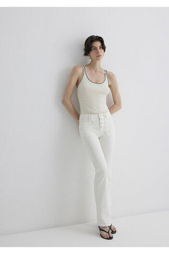 Mavi Sierra Gold Premium Off-White Jean Pants 1010578-89774