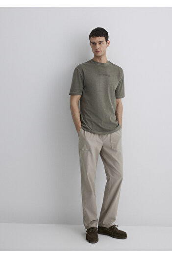 Mavi Beige Lyocell Trousers 0010156-80697