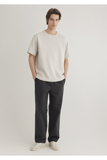 Mavi Gray Basic T-Shirt Loose Fit / Loose Relaxed Cut 0612726 -70080