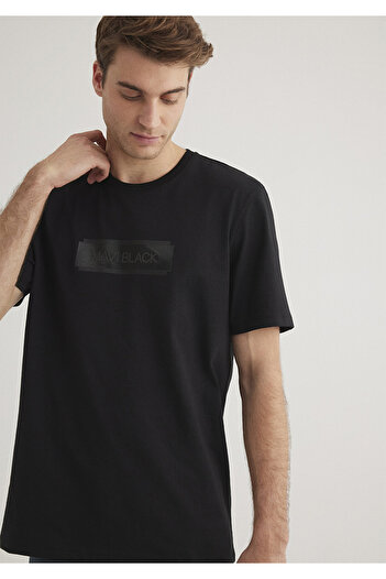 Mavi Black Printed Black T-Shirt Regular Fit / Regular Fit 0612528 -900