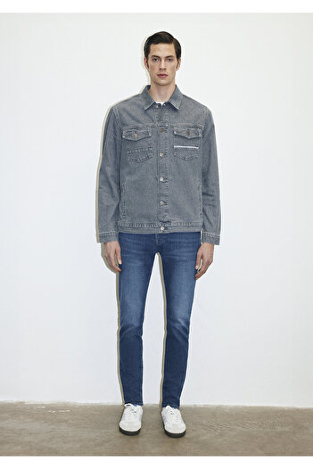 Mavi Μπουφάν Loran Premium Blue Misty ανοιχτό γκρι Jean 0110003 -86615