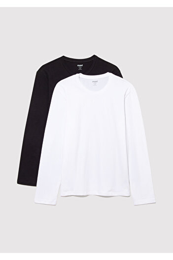 Mavi Men's Basic 2-piece T-shirt Set - Fitted Cut 0612314 -620