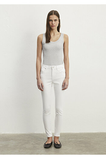 Mavi Tess Gold Luxury White Jeans -100328-81360