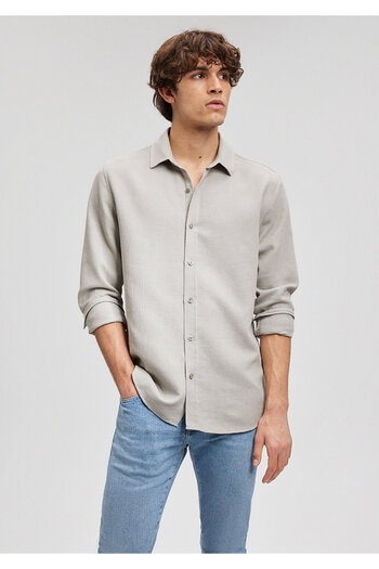Mavi Beige Shirt Slim Fit / Slim Fit 8810217-70112