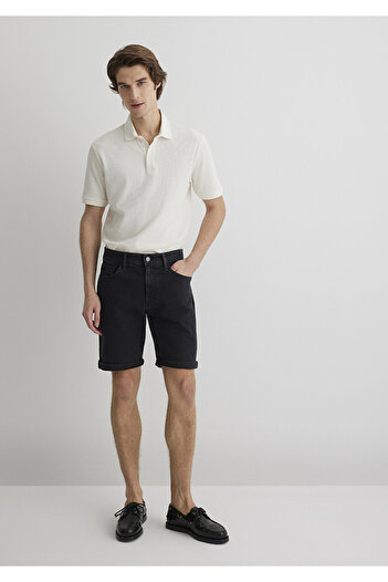 Mavi Brian Street Dark Gray Jean Shorts 0418484559