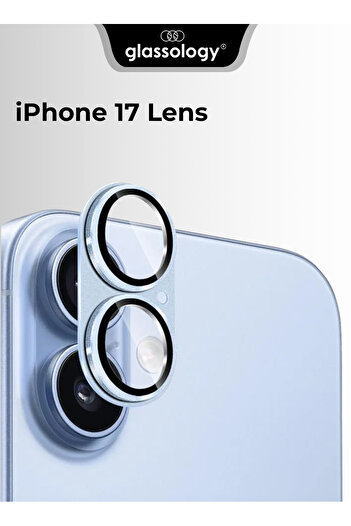 Glassology Camera Lens Protector Compatible with iPhone 17 Blue Scratch Resistant, HD Clear