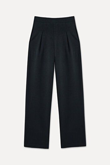 Mudo MODAL KARIŞIMLI WIDE LEG BELİ LASTİKLİ PANTOLON