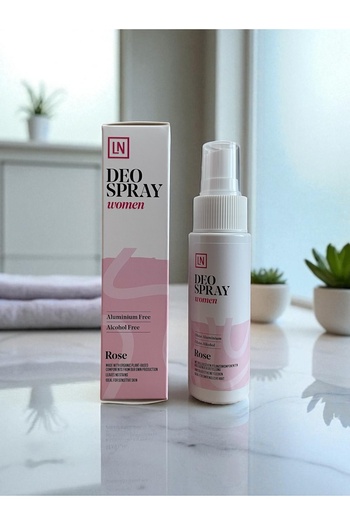 LaNaturel Doğal Deo Spray Kadın - Alüminyumsuz, %100 Temiz İçerik - Gül 50 ml
