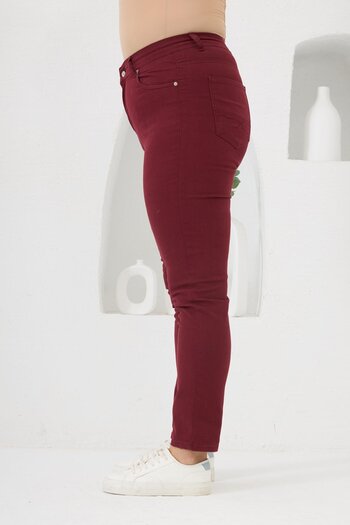 RMG Plus Size Cotton Canvas Trousers