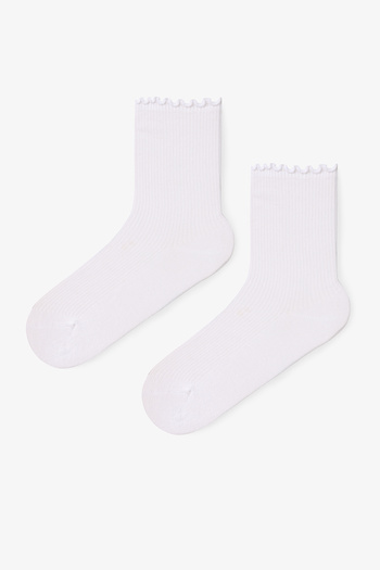 Penti 2 Pairs of Modal Blend Classic Ruffle Socks