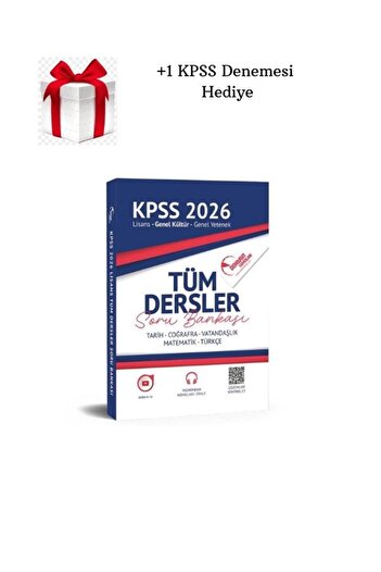 Doktrin Yayınları 2026 KPSS Doktrin Lisans Genel Kültür Yetenek Tüm Dersler Soru Bankası Tek Kitap (3000 soru)+Hediye