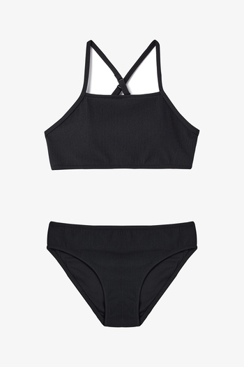 Penti Black Young Girl Black Aida Halter Neck Bikini Set