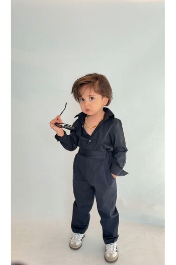 favorimkids Baby Kids Cream Long Sleeve Pantalon Shirt Suit 1-5 Years Old New1