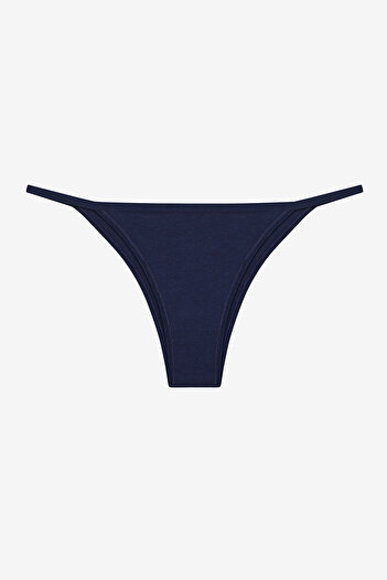 Penti Navy Simple Floral 3-Piece Multicolor Brazilian Panties