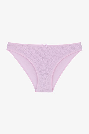 Penti Chiloți slip multicolori din bumbac Lavender Day din 3 piese