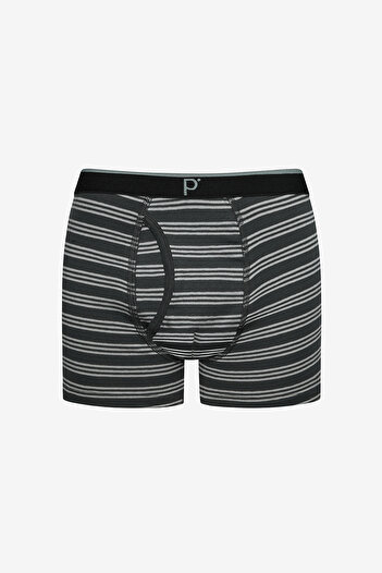 Penti Erkek Pamuklu Thin Stripe 3lü Çok Renkli Boxer