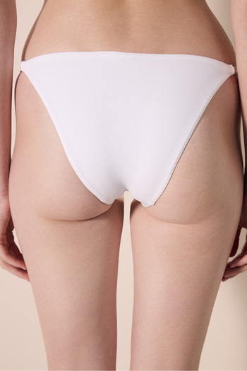 Penti Flower Side White Bikini Bottom