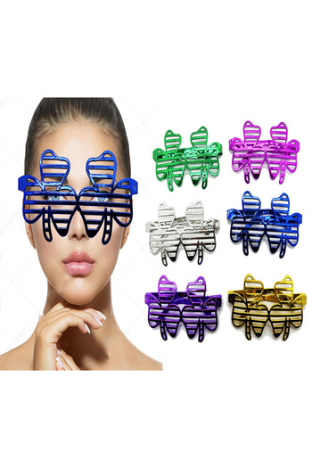 Skygo Extra Shiny Metallized Leaf Shutter Glasses - 6 Colors 6 Pieces