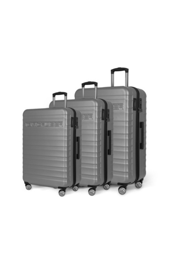 Tom Cruiser Luxury Solid Trolley with Smart Scale by TOMCRUISER - 20, 24, 28 Inch, Silver