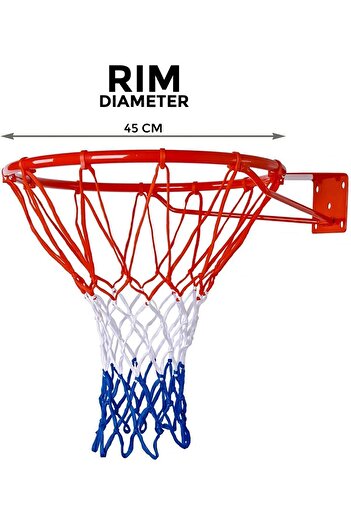 Yelajoy Basketball Net,Upgraded Thickening Design Basketball Hoop,Excellent Stability,Pressure-Bearing