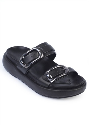 Capone Outfitters Elnai Women's Slippers with Buckle