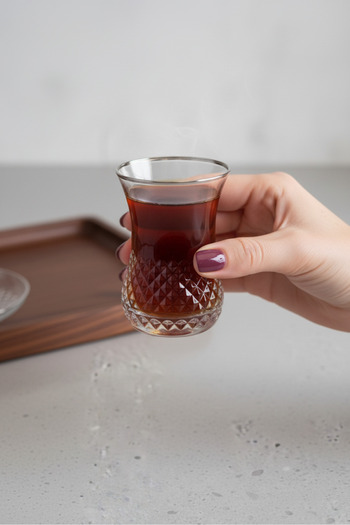 DECOSTYLE Paşabahçe Çay Bardağı Trellis 12 Parça