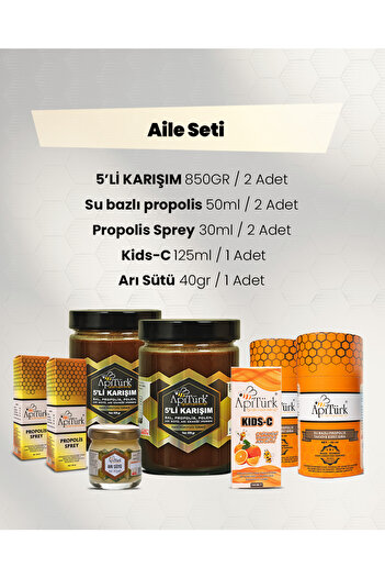 APİTÜRK APİTERAPİ SET (Aile Seti)