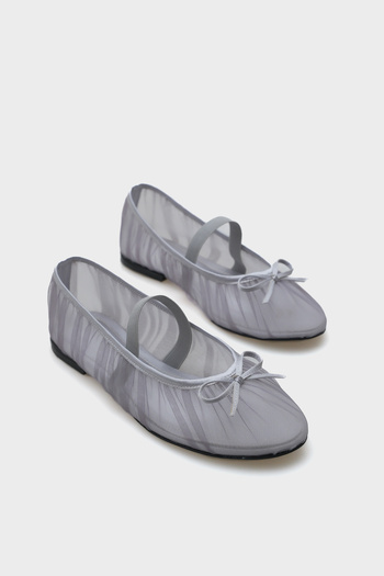 Capone Outfitters Alana Tulle Banded Women's Ballerinas