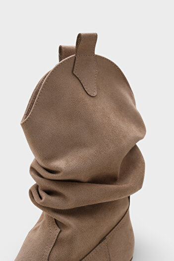 Capone Outfitters West Suede Pull-on Γυναικείες Μπότες Cowboy