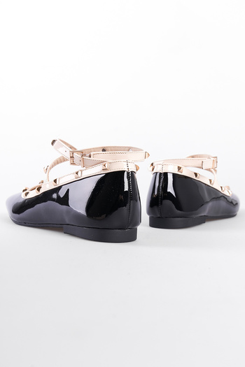 Capone Outfitters Ashley Trock Women's Ballerinas with Ankle Strap