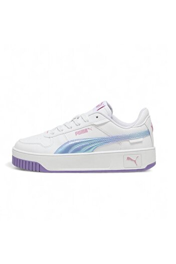 Puma Carina Street Bouncy Sky Jr-PUMA White-Lavender Alert Günlük Spor Ayakkabısı