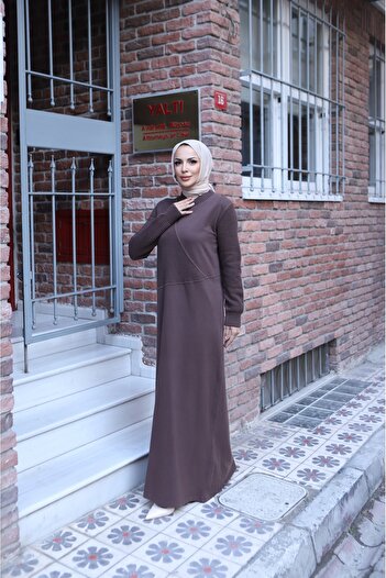 NİSUM MODA Two Yarn Knitwear Dress