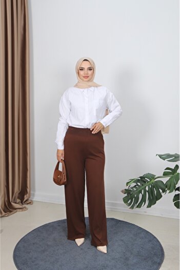 NİSUM MODA Mercerized Trousers