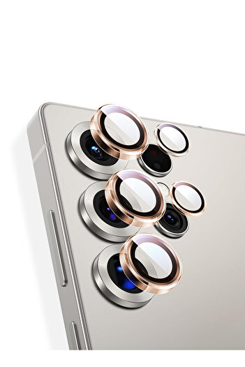 Glassology Samsung Galaxy S25 Ultra Lens Guard – Shatterproof, Clear - Gold