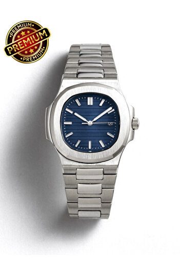 arpat time saat aksesuar Premium, Eşref Single Calendar Men's K0L Watch, Navy Blue Dial