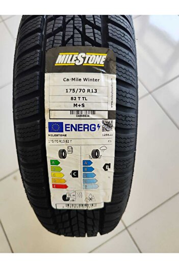 Milestone 175/70R13 TL 82T Carmile Winter 2025 Üretim Kış Lastiği