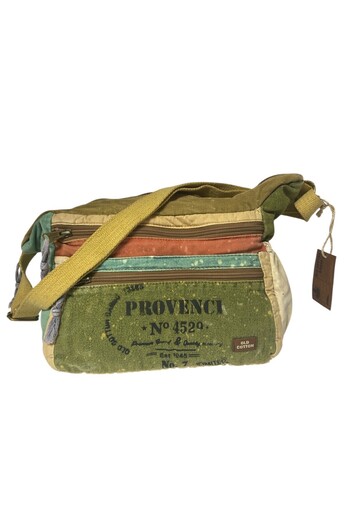 Old Cotton Quality Vintage Distressed Casual Daily Outing School Messenger Bag