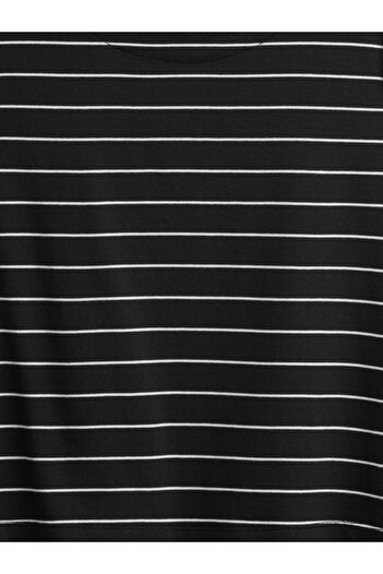 GAP Kadın Lacivert Organik Pamuk Heavyweight Crop Bluz