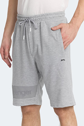 Slazenger NUKA Erkek Cepli Kapri Gri Şort
