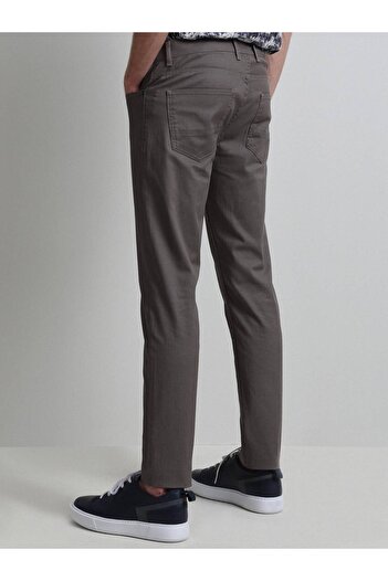 Kip Παντελόνι Mink Casual Fitted Cotton Blended