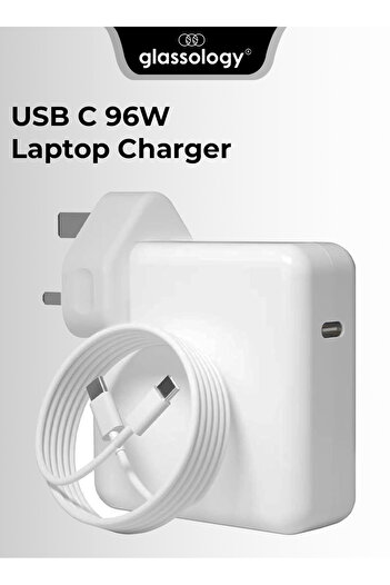 Glassology 96W USB-C MacBook Adapter – Fast, Smart & Safe PD Charging