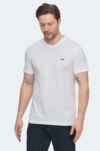 Slazenger Ανδρικό T-shirt Sargon Λευκό