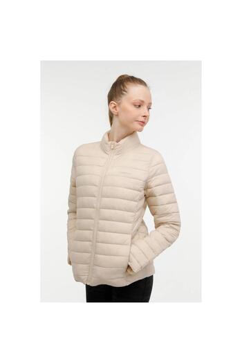 lumberjack Padded 3Pr Ecru Inflatable Comfort Casual Daily Thin Coat
