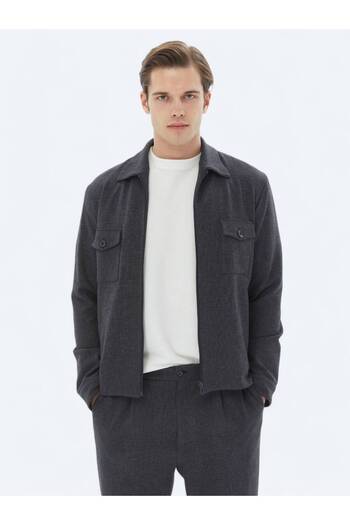 Kip Anthracite Micro Modern Fit Suit - Stylish and Comfortable Design