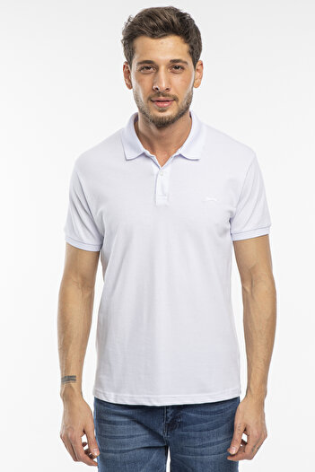 Slazenger Ανδρικό λευκό T-Shirt - Salvator St11te081