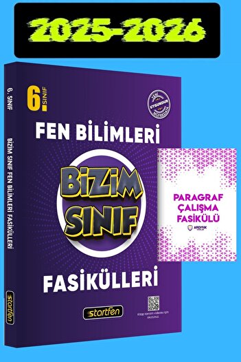 Startfen 6. Sınıf Fen Bilimleri Bizim Sınıf Etkinlikli Soru Bankası