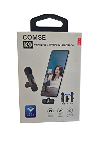 comse 2 In 1 Iphone Ve Type C Uyumlu Ikili Kablosuz Yaka Mikrofonu K9 Lightnıng Youtube Facebook Tiktok