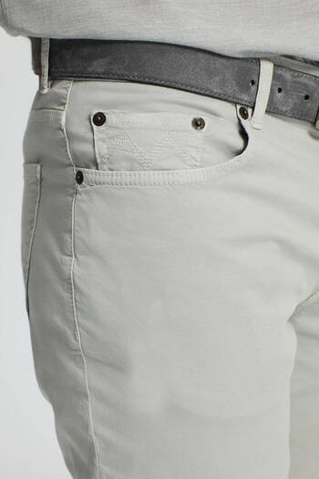 Hemington Slim Fit 5 Cep Açık Gri Chino Pantolon